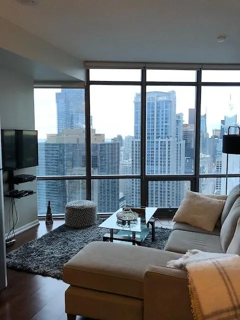 Cn Tower View - Furnished Apartmnets At Bay Street Toronto